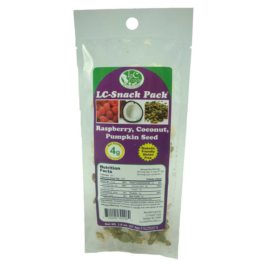 Raspberry Coconut Pumpkin Seed Snack Pack